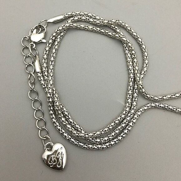 AB Purple Crystal Kitten Cat Pendant Long Necklace/Brooch NWOT - Picture 3 of 3